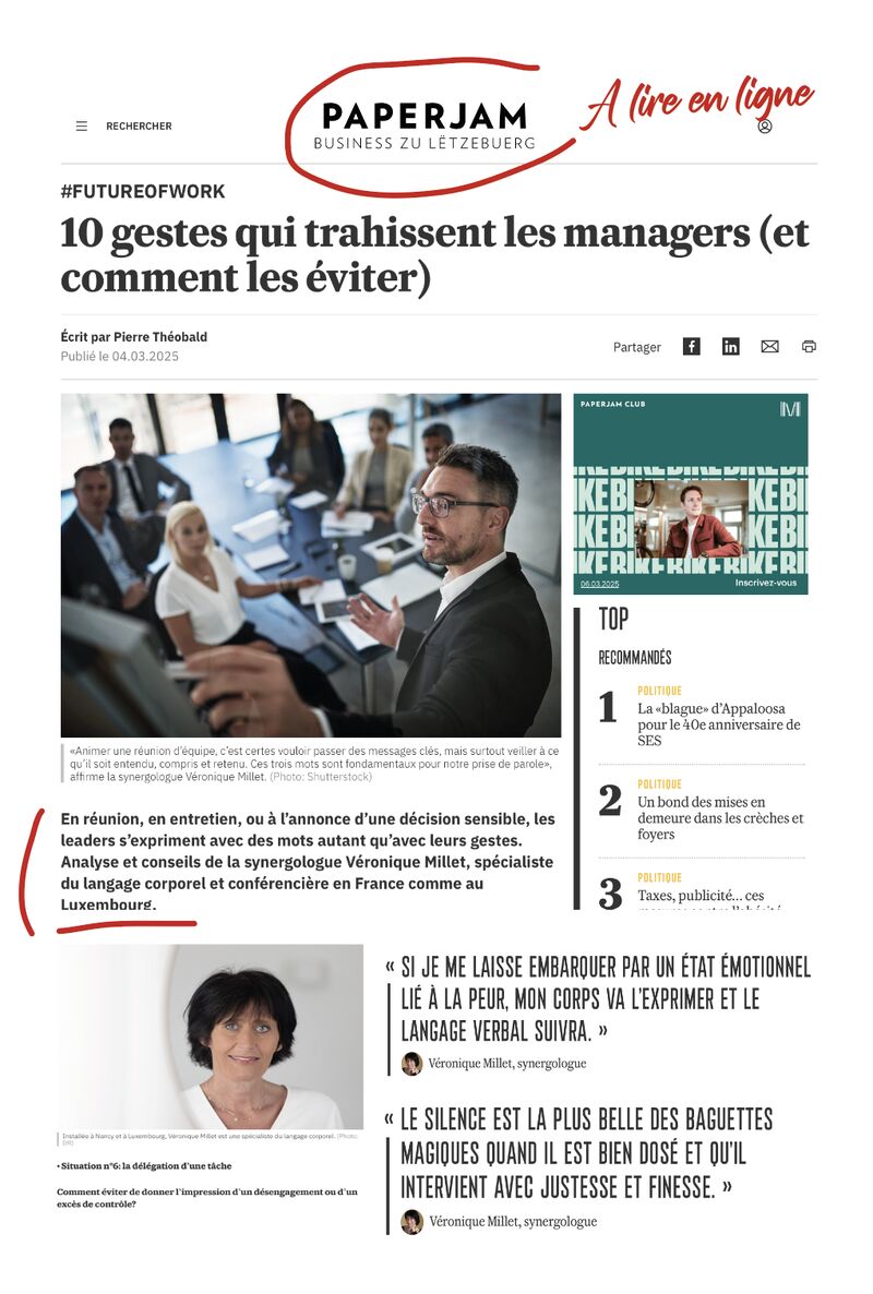 Lire la suite à propos de l’article Article dans Paperjam